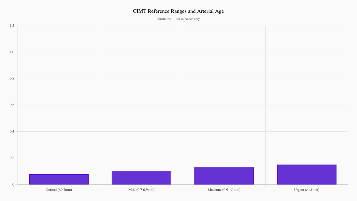 CIMT Reference Ranges and Arterial Age
