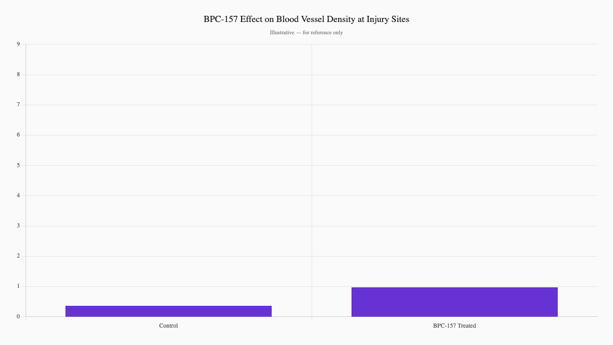 BPC-157 Effect on Blood Vessel Density at Injury Sites
